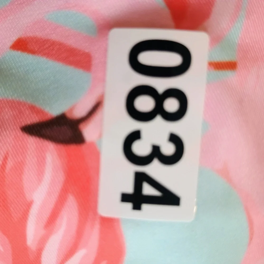 Unbranded‎ Girls Flamingo Print Rash Guard Pink 70 Ruffle Long Sleeve Swimsuit